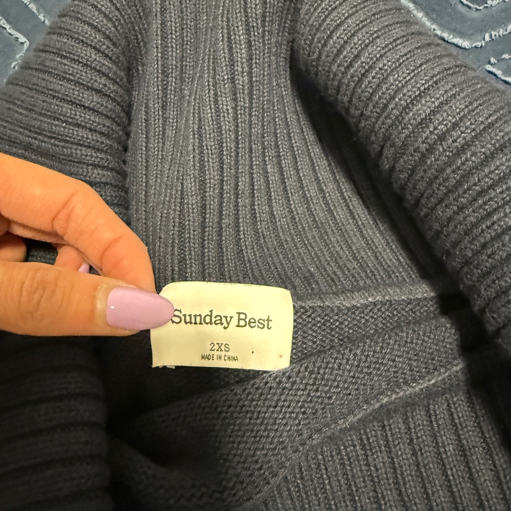 Sunday Best Topaz Off-Shoulder Sweater - Picture 3 of 7